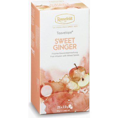 Ronnefeldt Teavelope Sweet Ginger porcovaný čaj 25 x 1,5 g