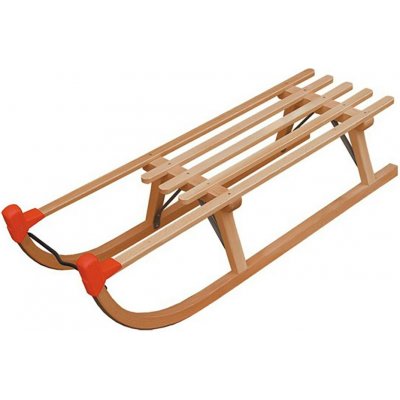 BAYO Skládací sáňky z bukového dřeva 100 cm – Zboží Mobilmania