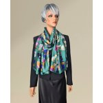 Classic Scarf šála s viskózou tmavě zelená – Zboží Dáma