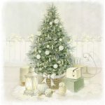 IHR Ideal Home Range Ubrousek 33x33cm Štědrý večer plný dárků – Zboží Dáma