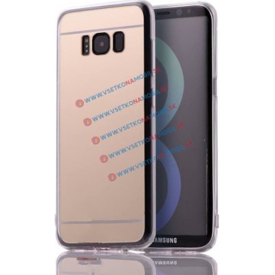 PROTEMIO 4636 Zrcadlový silikonový obal Samsung Galaxy S8 Plus zlatý – Zboží Mobilmania