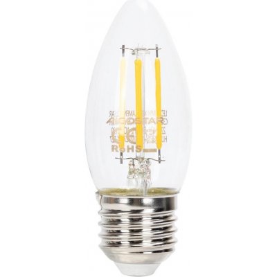 Aigostar B.V. LED Stmívatelná žárovka FILAMENT C35 E27/4W/230V 2700K AI1700 – Hledejceny.cz