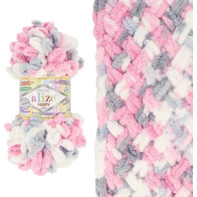 Alize Puffy Color 6370 šedorůžová – Sleviste.cz