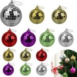 WakiHong 13 disco koulí dekorace disco koulí disko zrcadlová disco koule na vánoční stromeček – Zboží Dáma