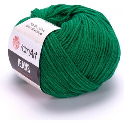 YarnArt Jeans 52 - lesní zelená