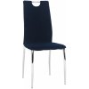 Jídelní židle Kondela Oliva New Velvet modrá