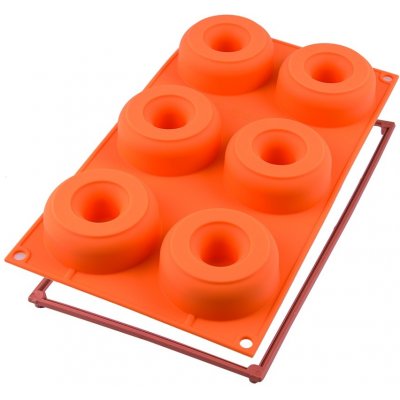 Silikomart silikonová forma na 6 donutů 7,5x2,8cm – Zboží Mobilmania