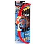Mix hračky luk dětský plastový 57cm set se 3 šípy s přísavkou na kartě – Hledejceny.cz