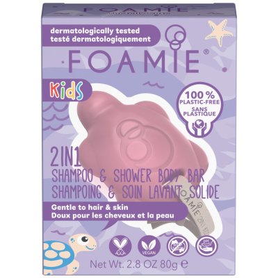 Foamie Dětské sprchové mýdlo na tělo a vlasy Cherry (2 in 1 Shampo & Shower Body Bar) 80 g – Zboží Dáma
