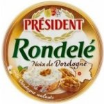 Président Rondelé Čerstvý sýr s vlašskými ořechy 100g – Zboží Dáma