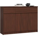 Ak furniture Karolína 140 cm 3 skříňky a 3 šuplíky – Zboží Dáma