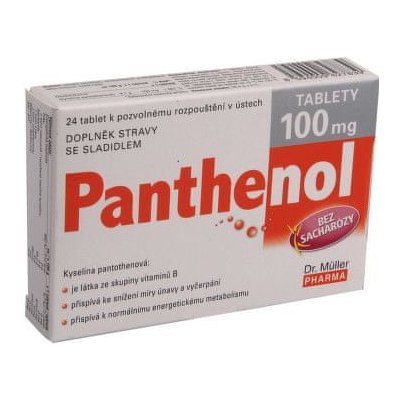 Dr.Müller MULLER PHARMA Panthenol tablety 100mg 24 tablet – Zboží Mobilmania