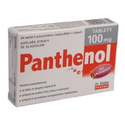 Dr.Müller MULLER PHARMA Panthenol tablety 100mg 24 tablet – Hledejceny.cz