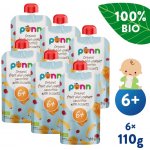 Salvest Põnn BIO Ovocné smoothie s jogurtem a sušenkami 6 x 110 g – Zboží Mobilmania