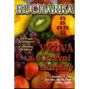 Kuchařka výživa a 4 krev.skup. D´Adamo, Peter J.; Whitney, Catherine