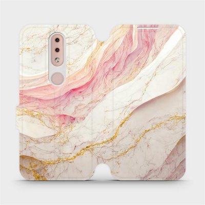 Mobiwear - Nokia 4.2 - VP32S Růžový a zlatavý mramor – Zboží Živě