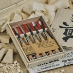 Sada japonských ručně-vyráběných řezbářských dlát KAWASEI MAKOTO - 5 kusů – HobbyKompas.cz