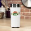 Hrnek a šálek CurePink Nerezový cestovní hrnek Friends Přátelé Central Perk PP5588FR 450 ml