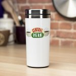 CurePink Nerezový cestovní hrnek Friends Přátelé Central Perk PP5588FR 450 ml – Hledejceny.cz