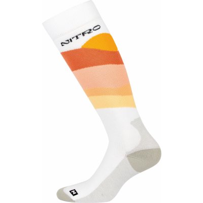 Nitro ponožky WOMENS CLOUD 3 SOCKS white 5 brown tones