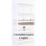 Biedrax patro k regálu s MDF policí 35 x 90 cm - bílé – Hledejceny.cz