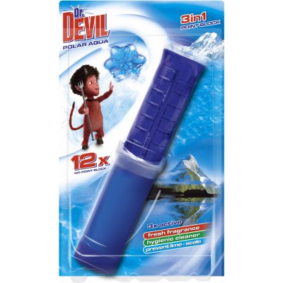Dr. Devil 3in1 WC Point Block Polar Aqua 75 ml – Sleviste.cz