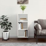 Nábytek XL Příborník bílý vysoký lesk 34,5 x 32,5 x 90 cm kompozitní dřevo 828734 – Zboží Dáma