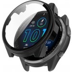 VSECHNONAMOBIL PC FULL COVER Plastový kryt se sklem Garmin Forerunner 965 černý 59378 – Zboží Živě