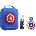 Captain America EDT 100 ml + sprchový gel 100 ml + batoh – Zboží Dáma