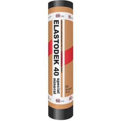 Asfaltový pás hydroizolační ELASTODEK 40 SPECIAL MINERAL (7,5 m2/role) – HobbyKompas.cz