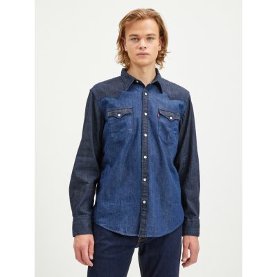 Levi's Western Standard Esta pánská košile modrá – Zboží Mobilmania