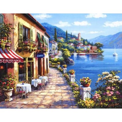 Gaira Malování podle čísel Restaurace u moře – Sleviste.cz