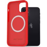 AlzaGuard Silicone Case Compatible with Magsafe iPhone 12 Mini červené – Zboží Živě