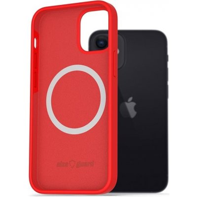 AlzaGuard Silicone Case Compatible with Magsafe iPhone 12 Mini červené – Zboží Živě