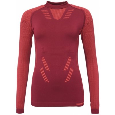 Klimatex Dámské funkční triko Yama Seamless vínová – Zboží Mobilmania