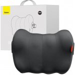 Hedvábný polštářek pod opěrku hlavy do auta Baseus řady ComfortRide černý – Zboží Dáma