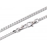 Řetízek plochý na kabelky s karabinou délka 120 cm - 1 (120 cm) nikl – Sleviste.cz