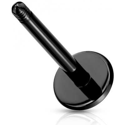 Šperky4U černá ocelová náhradní labreta ND017K-1208 – Zboží Dáma