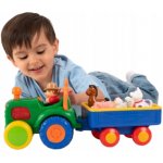 Kiddieland traktor se zvířátky Activity se zvukem a světlem 24752 zelená – Sleviste.cz