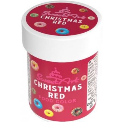 SweetArt gelová barva Christmas Red 30 g