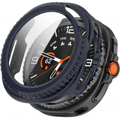 VSECHNONAMOBIL 117372 PC FULL COVER Plastový kryt se sklem pro Samsung Galaxy Watch8 Classic 46mm modrý – Zboží Živě