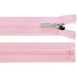 Kostěný zip No 5 délka 30 cm s ozdobným jezdcem Varianta: 133 růžová světlá, Balení: 1 ks – Hledejceny.cz