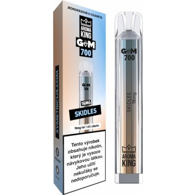Aroma King Gem Bar Skidles 16 mg 700 potáhnutí – Zboží Dáma