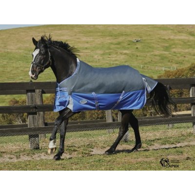 Weatherbeeta Deka výběhová COMFITEC PREMIER HEAVY Šedá Modrá – Zboží Mobilmania