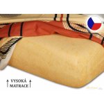 Dadka froté prostěradlo okrové 180x200x25 – Zboží Dáma