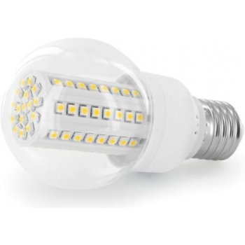 DS Technik LED B60-80SMD 4,4W, LED žárovka s prostorovým svitem, patice E27, 380lm bílá neutrální