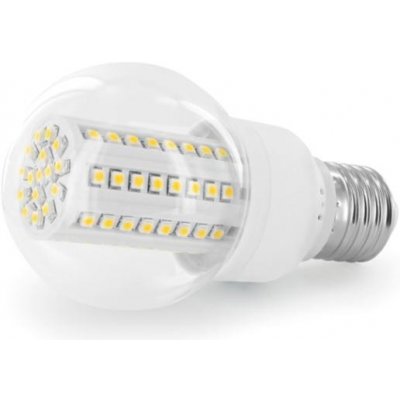 DS Technik LED B60-80SMD 4,4W, LED žárovka s prostorovým svitem, patice E27, 380lm bílá neutrální – Zboží Mobilmania