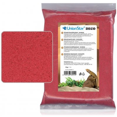 Unionstar Deco písek terakota 0,7-1,2 mm, 2 kg – Zboží Dáma