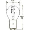 Autožárovka Trifa S2 BA20d 6V 35/35W