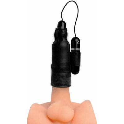 Trinity Vibes Lightning Stroke Silicone Stroker with Vibrating Bullet